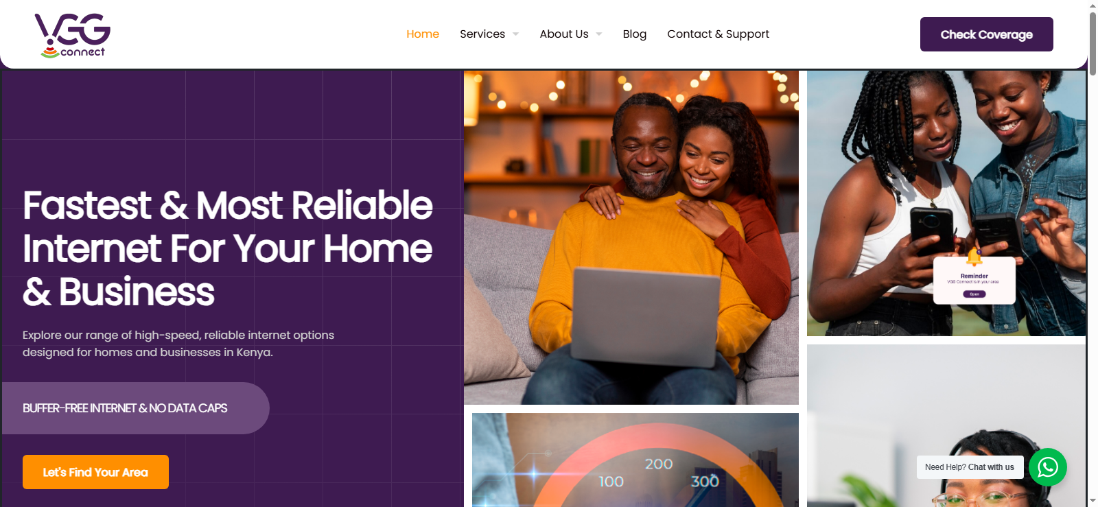 Company profile page